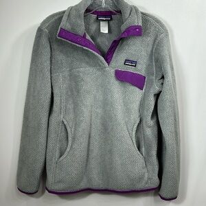 Patagonia Re-Tool snap T fleece pullover size small